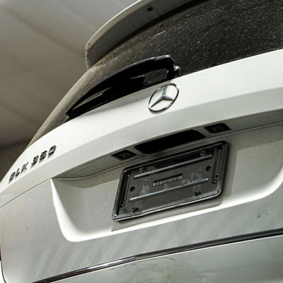 Back of Mercedes